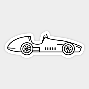 F1 World Champ Car 1953 Ferrari 500 F2 Ascari Sticker